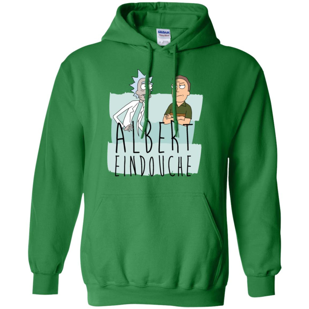 Rick And Morty Albert Eindouche Parody Men Pullover Hoodie