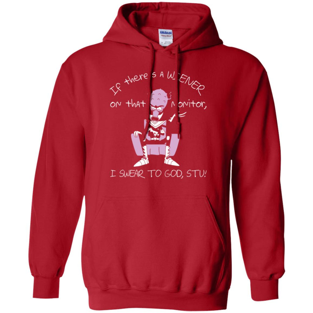 Rick And Morty If There's A Wiener Men Pullover Hoodie