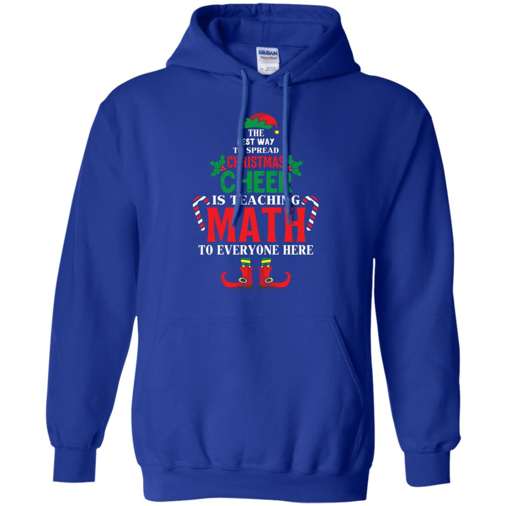 Christmas Cheer Is Teaching Math Men Pullover Hoodie