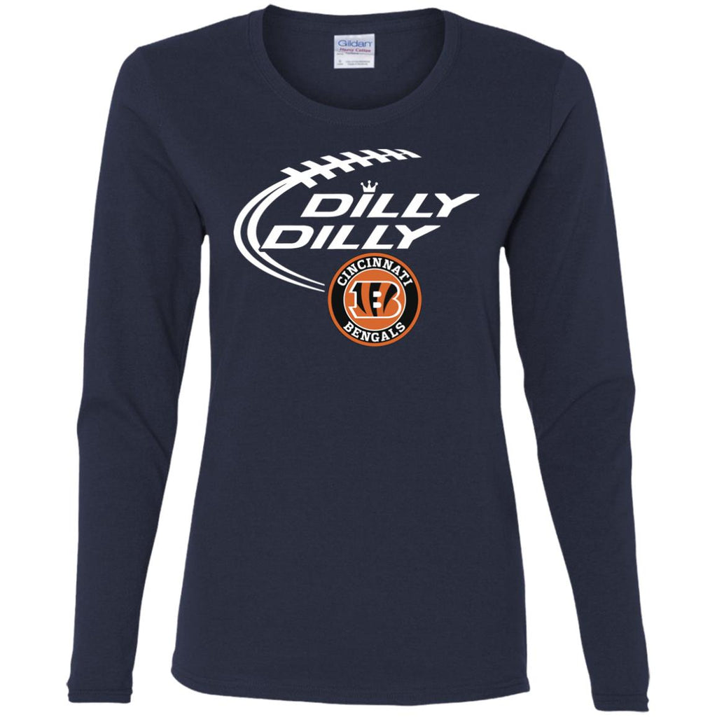 Dilly Dilly Cincinnati Bengal Nfl Football Women Long Sleeve Shirt