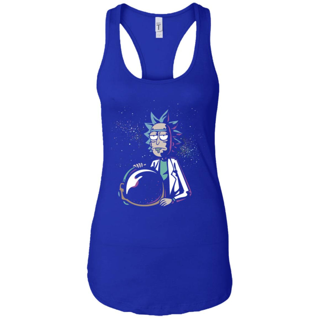 Rick And Morty Astronaut Helmet Women Tank