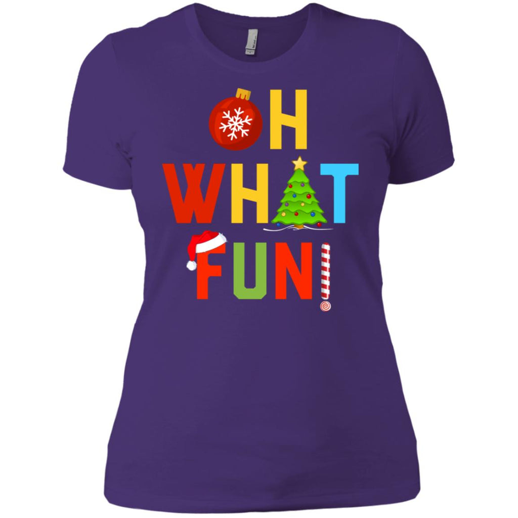 Oh What Fun Merry Christmas Women T-Shirt