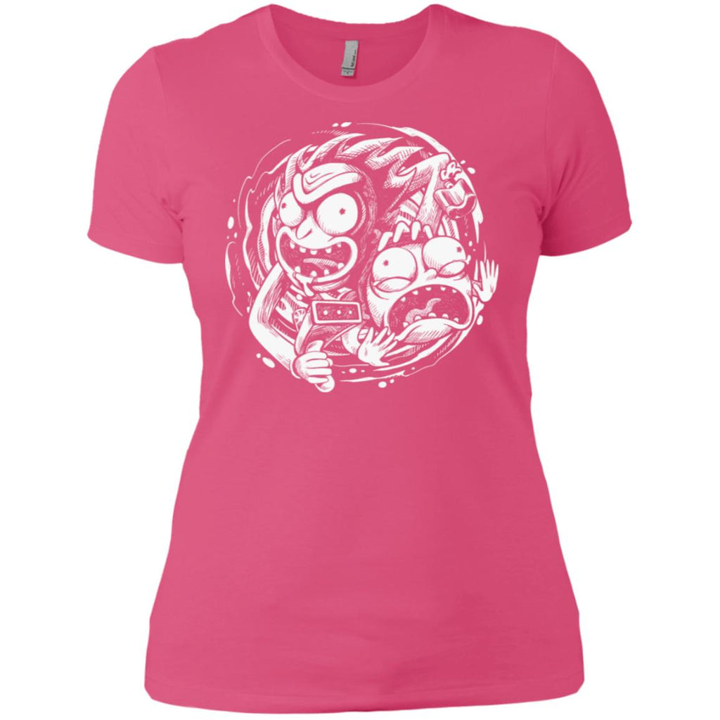Rick And Morty Time Warp Travels Women T-Shirt