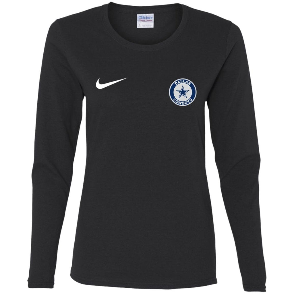 Nike Dallas Cowboys Nfl Football Women Long Sleeve Shirt