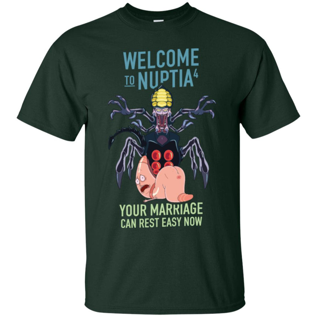 Rick And Morty Welcome To Nuptia Men T-Shirt