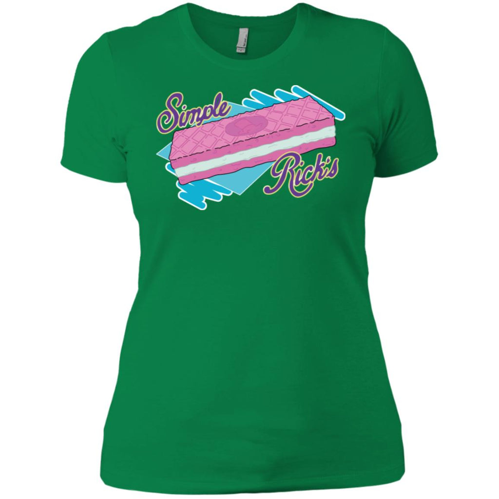 Rick And Morty Simple Rick's Wafer Cookie Women T-Shirt