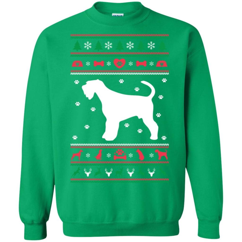 Christmas Airedale Dog Unisex Crewneck Pullover Sweatshirt