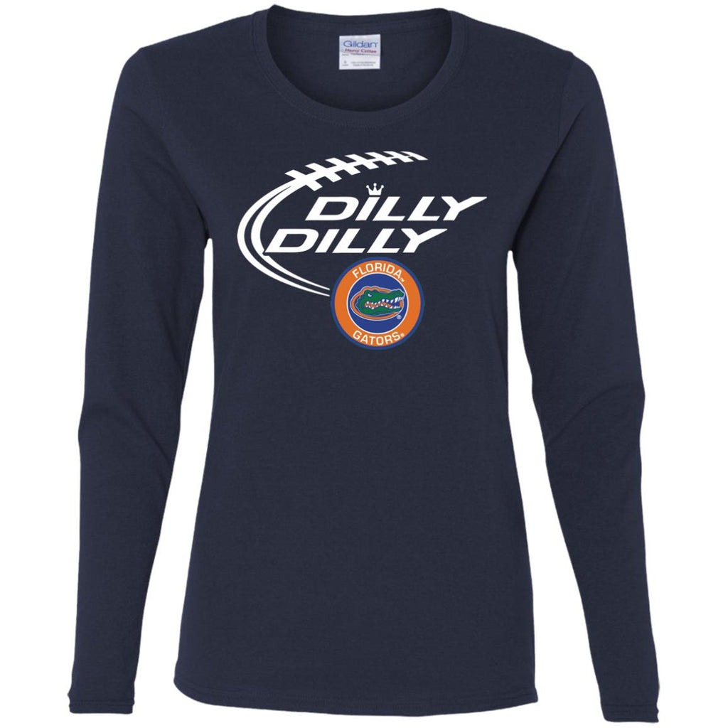 Dilly Dilly Florida Gators Nfl Football Women Long Sleeve Shirt