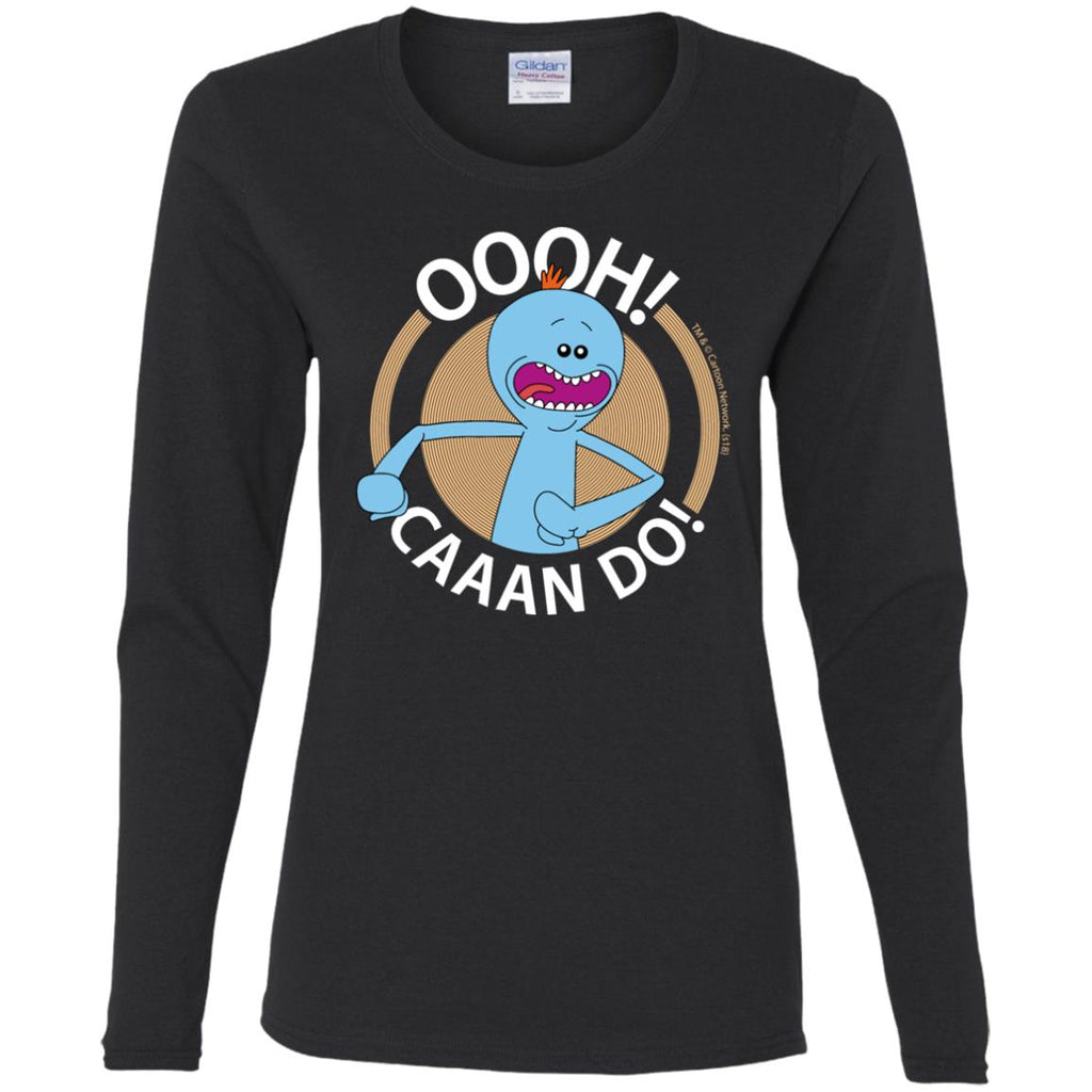 Rick And Morty Mr Meeseeks Oooh Caaan Do Mug Women Long Sleeve Shirt