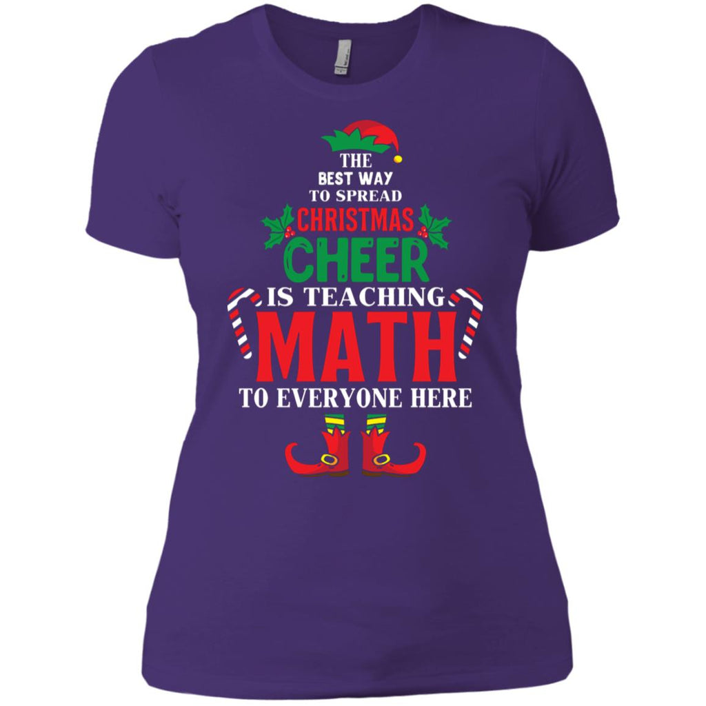 Christmas Cheer Is Teaching Math Women T-Shirt