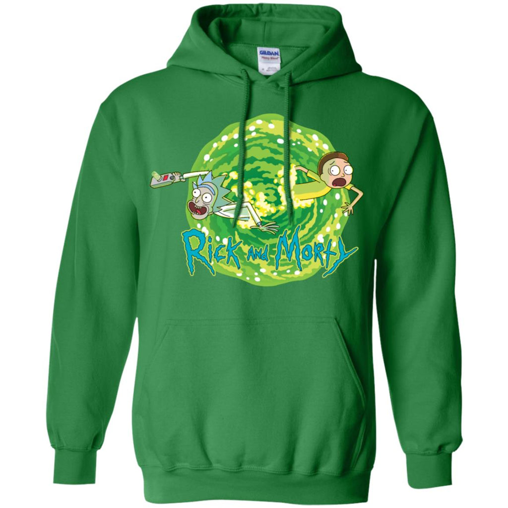Rick And Morty Multidimensional Travel Men Pullover Hoodie