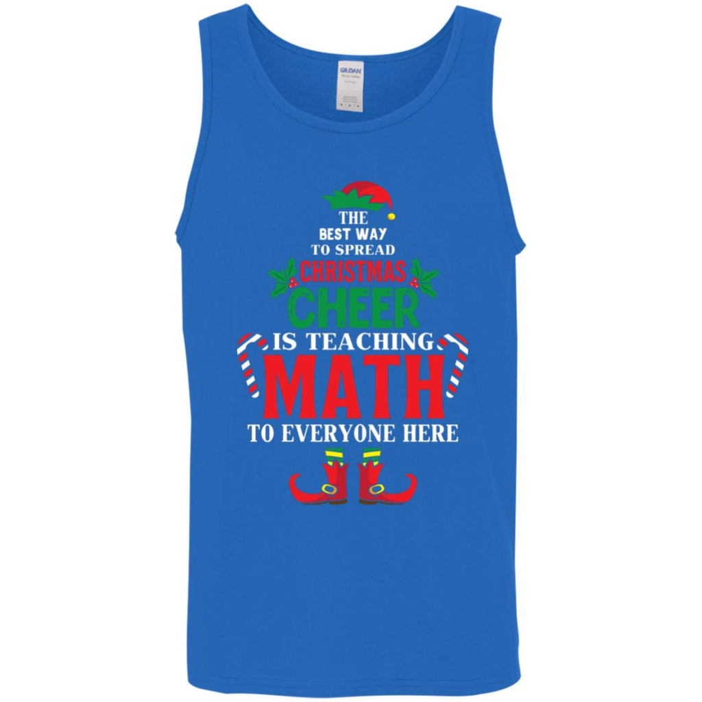 Christmas Cheer Is Teaching Math Men Tank Top