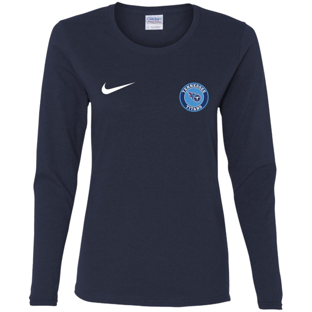 Nike Tennessee Titans Nfl Football Women Long Sleeve Shirt