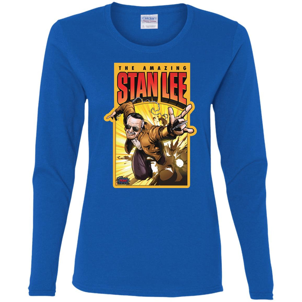 Pow - Entertainment's Amazing Stan Lee Women Long Sleeve Shirt