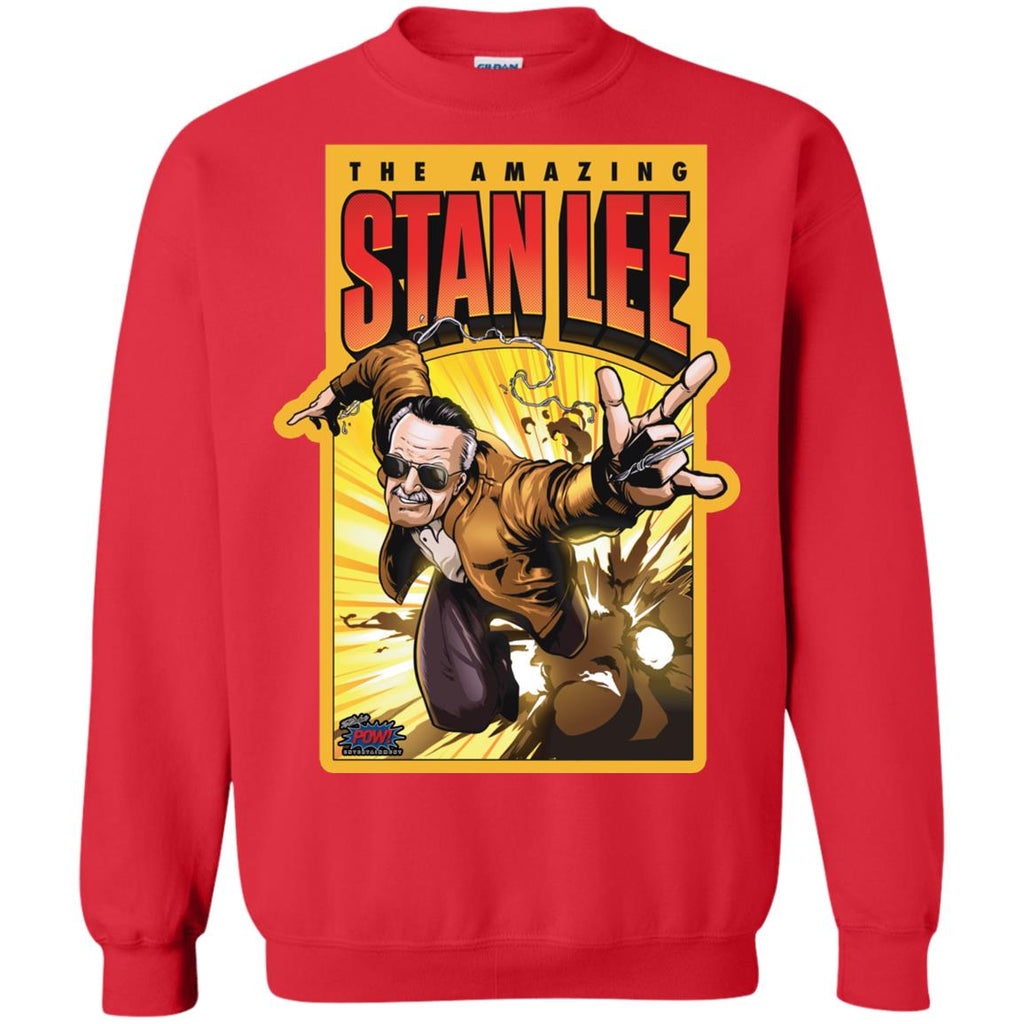 Pow - Entertainment's Amazing Stan Lee Unisex Crewneck Pullover Sweatshirt