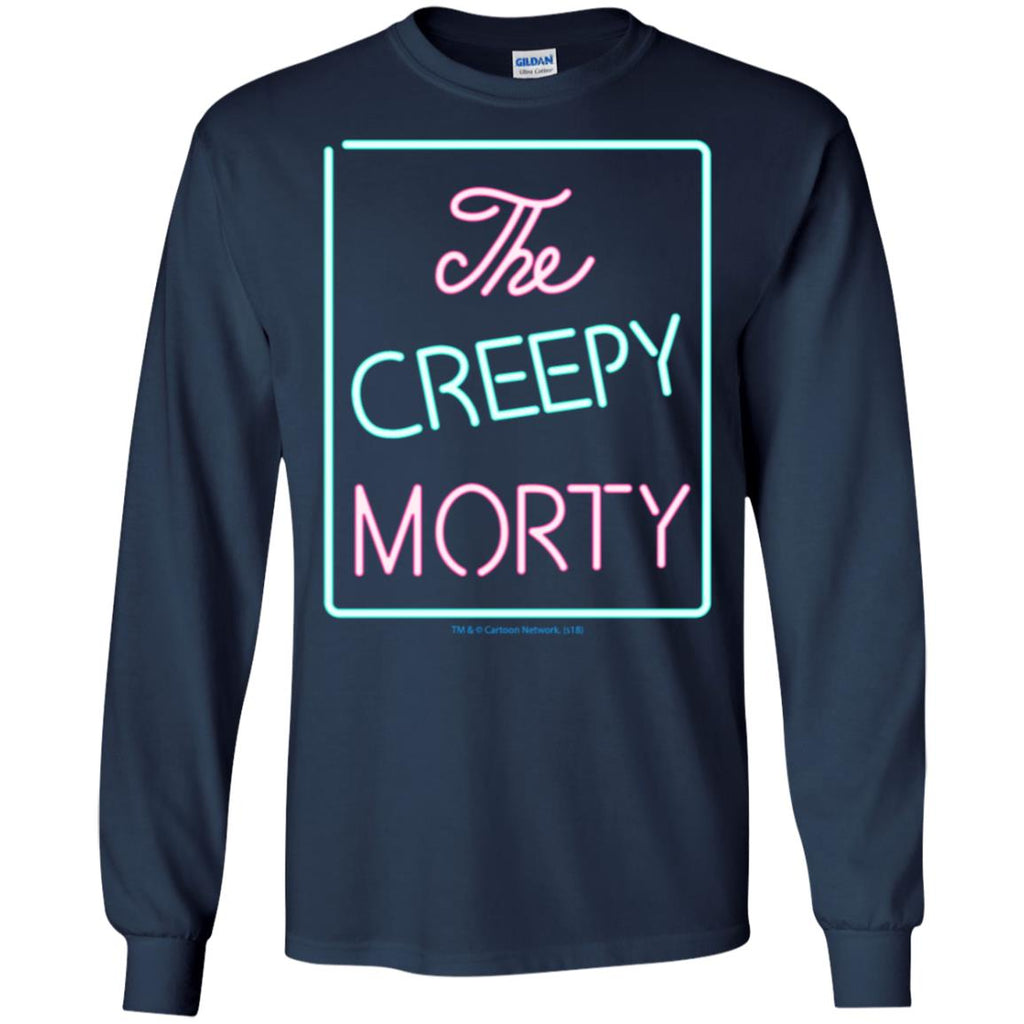 Rick And Morty The Creepy Morty Men Long SLeeve Shirt