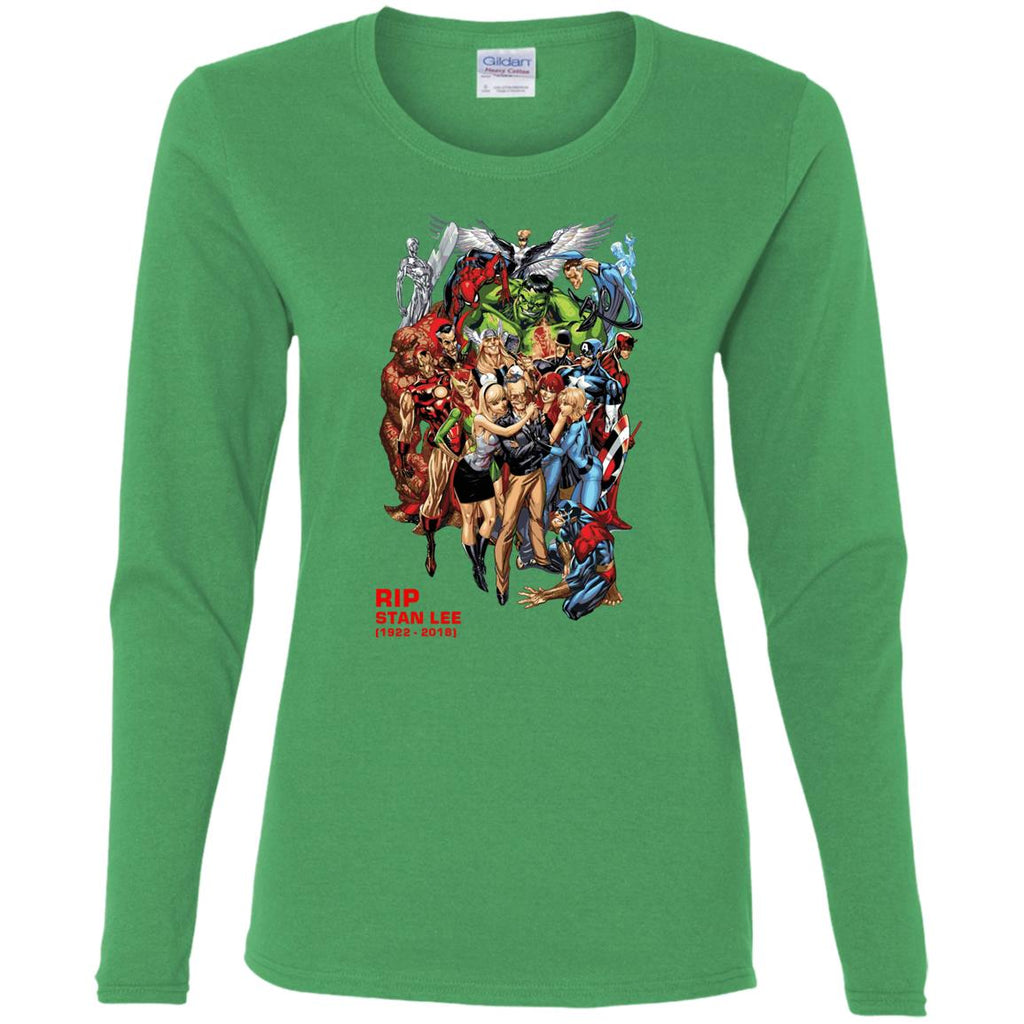 Rip Stan Lee Father Of Super Heroes Women Long Sleeve Shirt