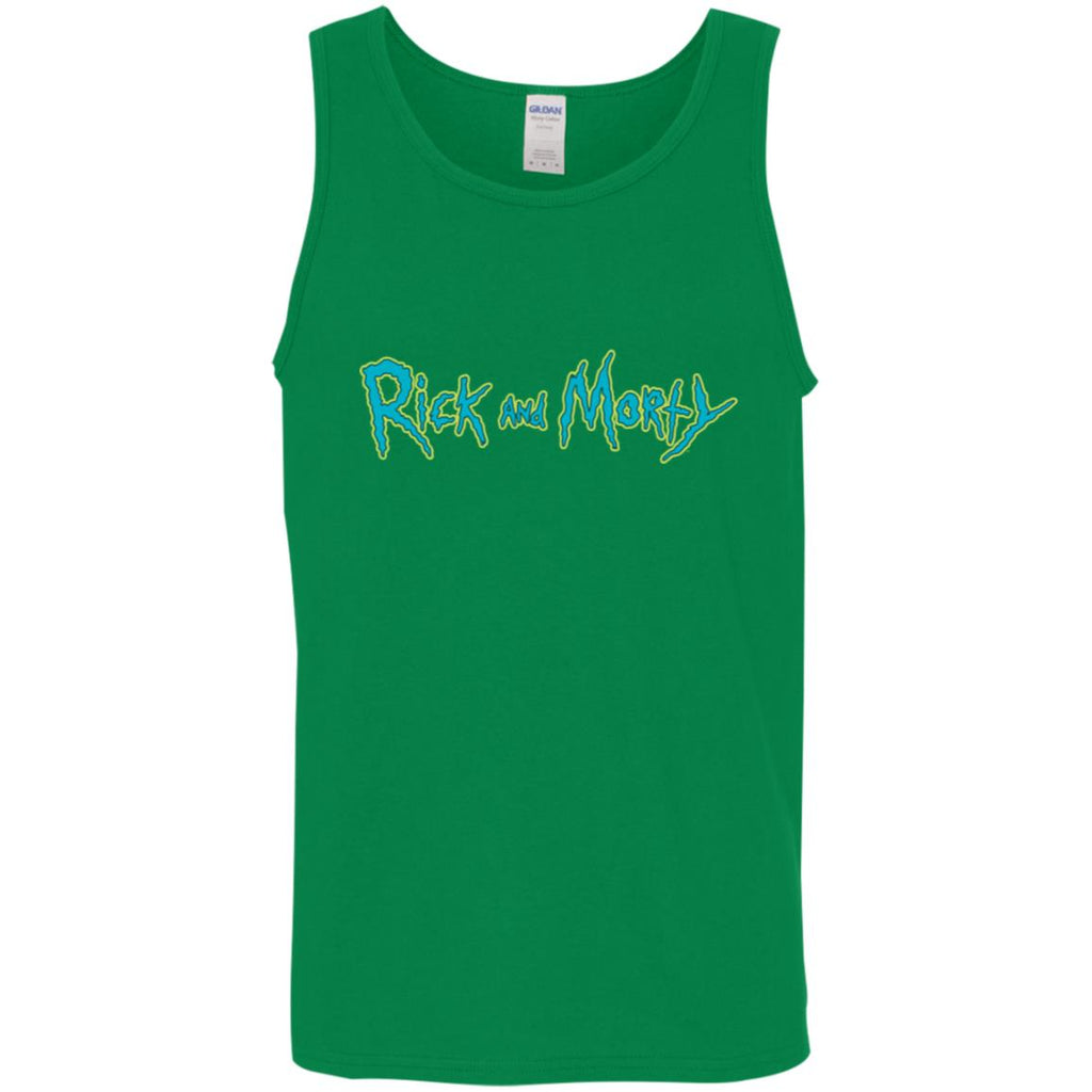 Rick And Morty Title Typography Men Tank Top