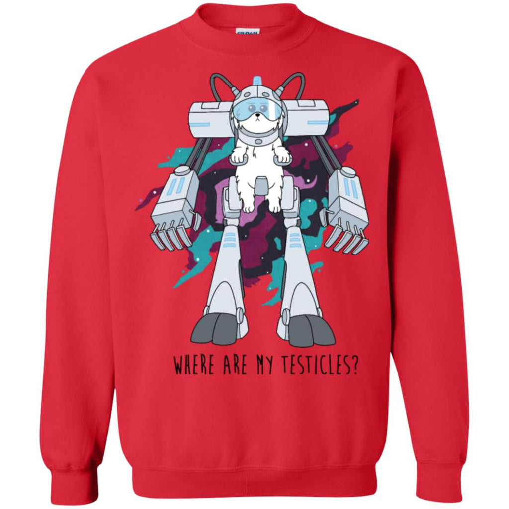 Rick And Morty Snuffles Funny Unisex Crewneck Pullover Sweatshirt