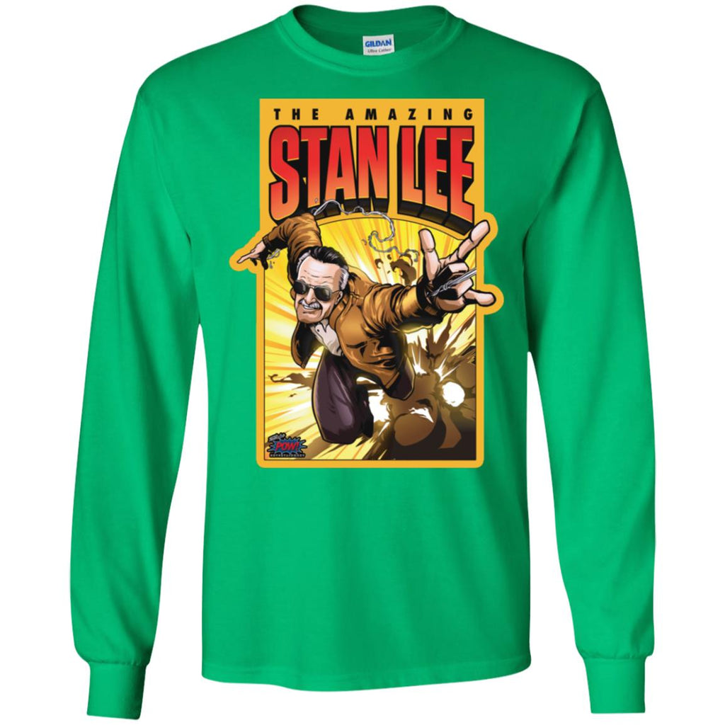 Pow - Entertainment's Amazing Stan Lee Men Long SLeeve Shirt