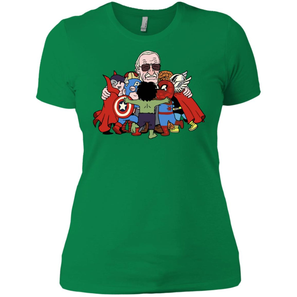 Stan Lee Shirt - Father Of Super Heroes Women T-Shirt