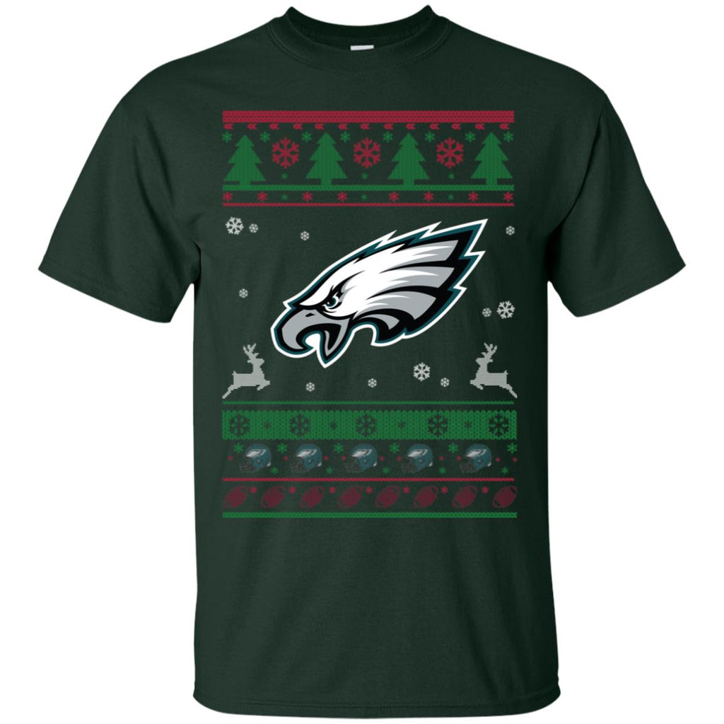 Philadelphia Eagles Logo Football Teams Ugly Christmas Sweater Men T-Shirt