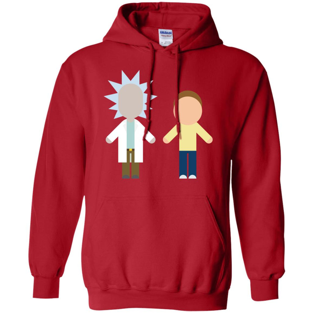 Rick And Morty Chibi Style Men Pullover Hoodie