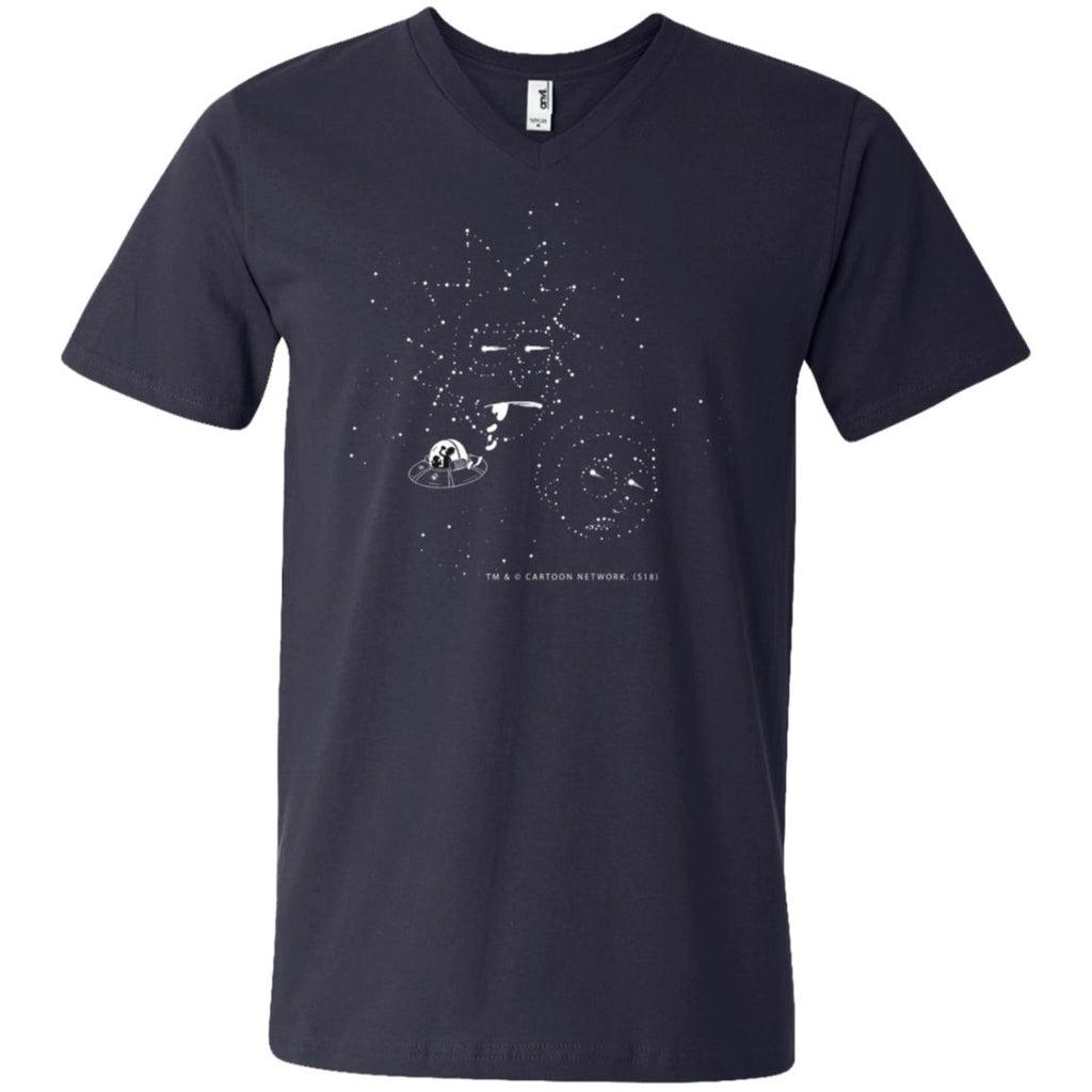 Rick And Morty Stars In The Sky Mug Men V-Neck T-Shirt