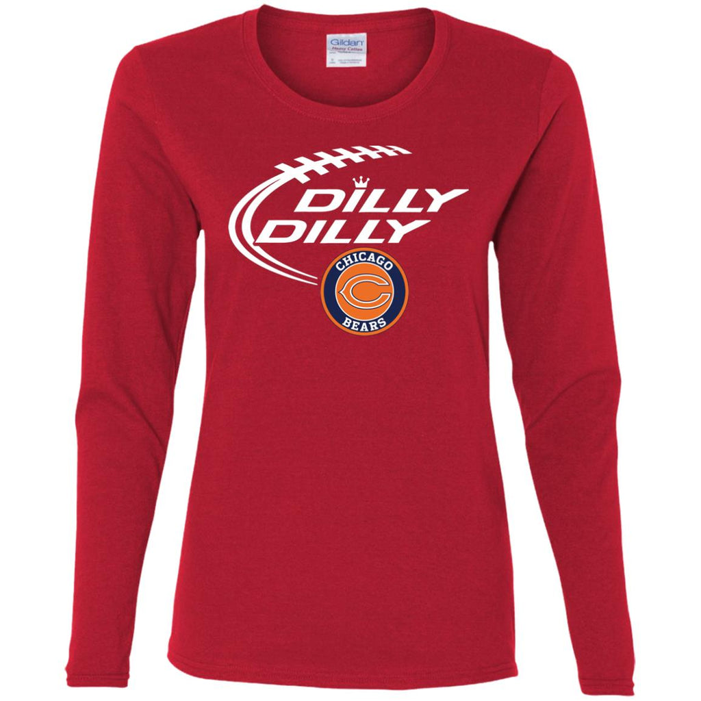 Dilly Dilly Chicago Bears Nfl Football Women Long Sleeve Shirt