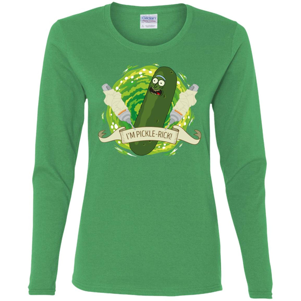 Rick And Morty I'm Pickle Rick Women Long Sleeve Shirt