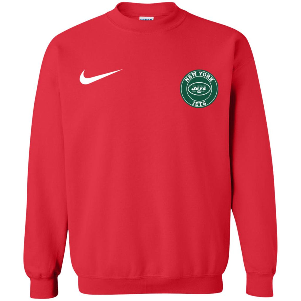 Nike New York Jets Nfl Football Unisex Crewneck Pullover Sweatshirt