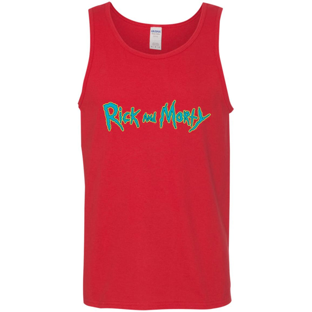 Rick And Morty Title Typography Men Tank Top
