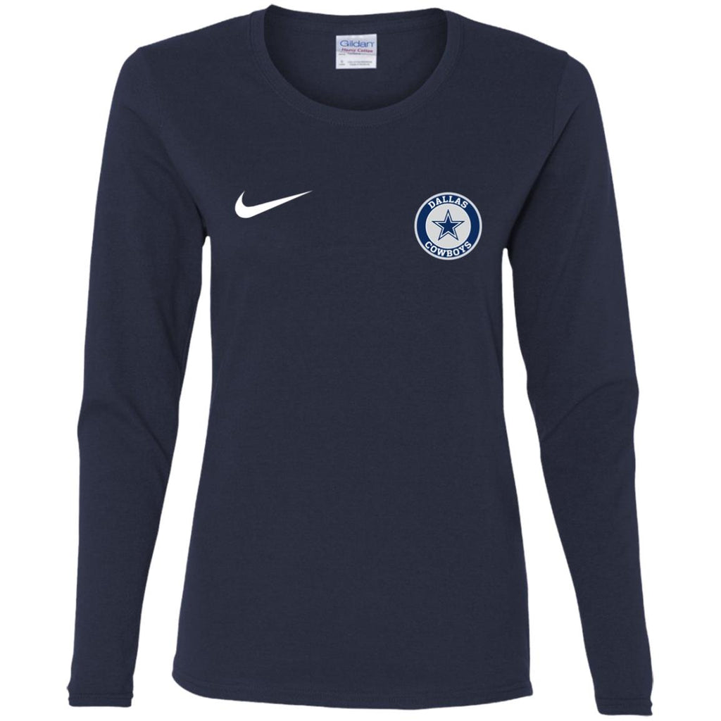 Nike Dallas Cowboys Nfl Football Women Long Sleeve Shirt