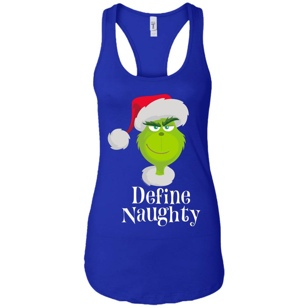 Dr. Seuss The Grinch Naughty Grinch Christmas Women Tank