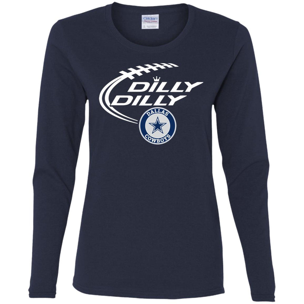 Dilly Dilly Dallas Cowboys Nfl Football Women Long Sleeve Shirt
