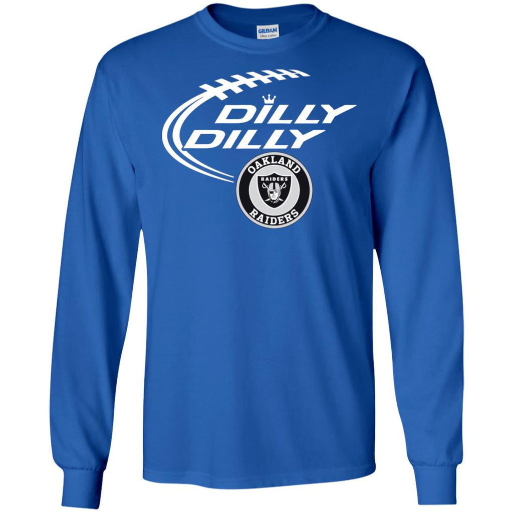 Dilly Dilly Oakland Raiders Nfl Football Men Long SLeeve Shirt