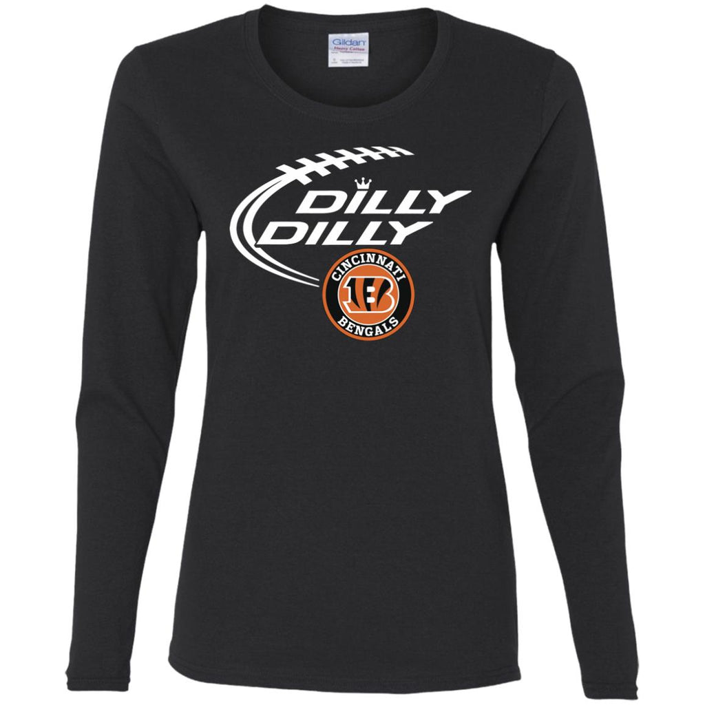 Dilly Dilly Cincinnati Bengal Nfl Football Women Long Sleeve Shirt