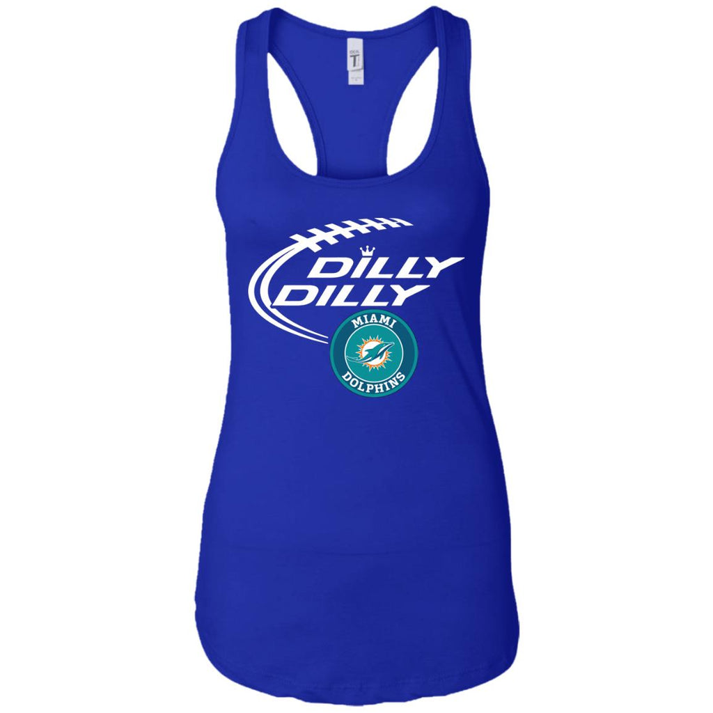 Dilly Dilly Miami Dolphins Nfl Football Women Tank
