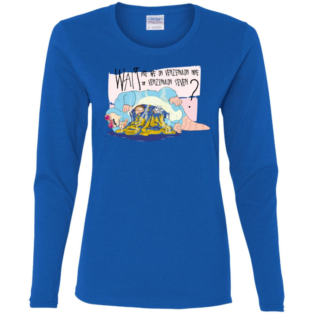Ricky And Morty Which Venzenulon Are We On Women Long Sleeve Shirt