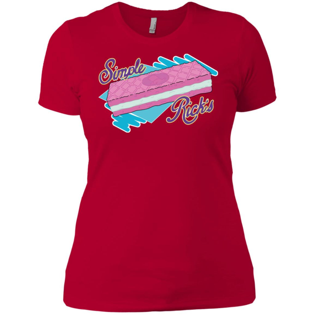 Rick And Morty Simple Rick's Wafer Cookie Women T-Shirt