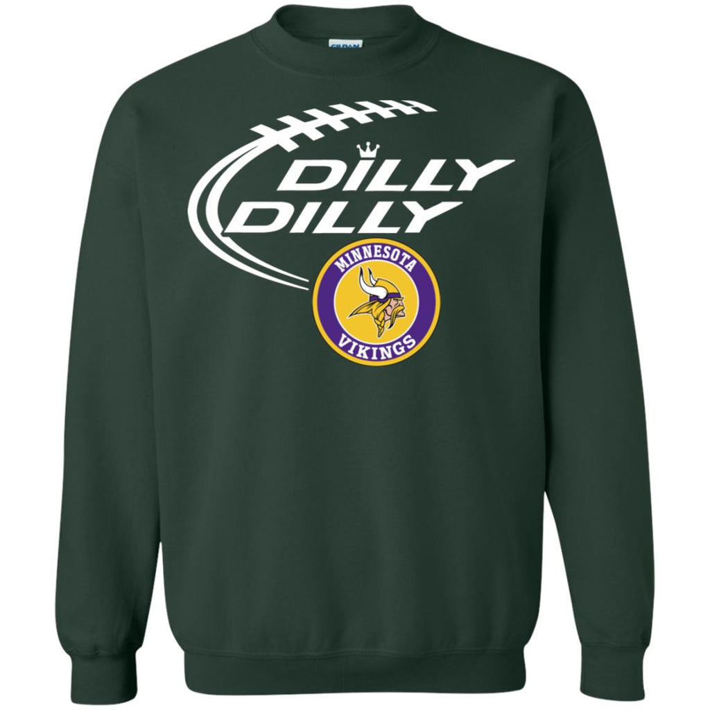 Dilly Dilly Minnesota Vikings Nfl Football Unisex Crewneck Pullover Sweatshirt