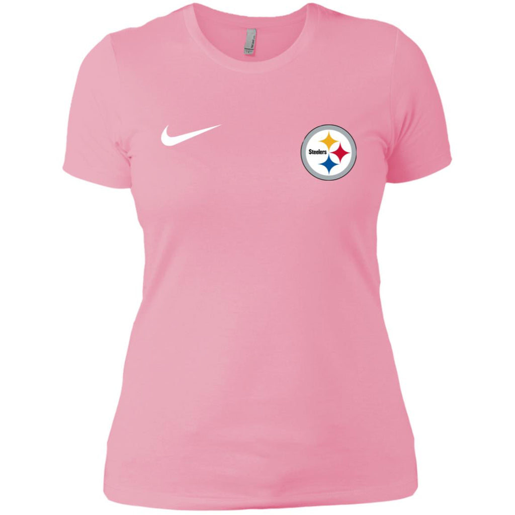 Nike Pittsburgh Steelers Logo Nfl Football Women T-Shirt