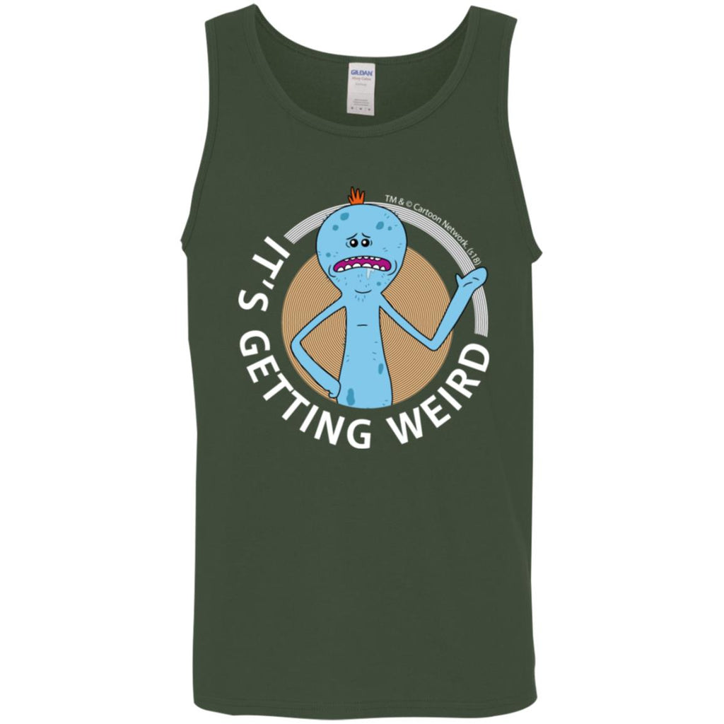 Rick And Morty Mr Meeseeks It's Getting Weird Mug Men Tank Top