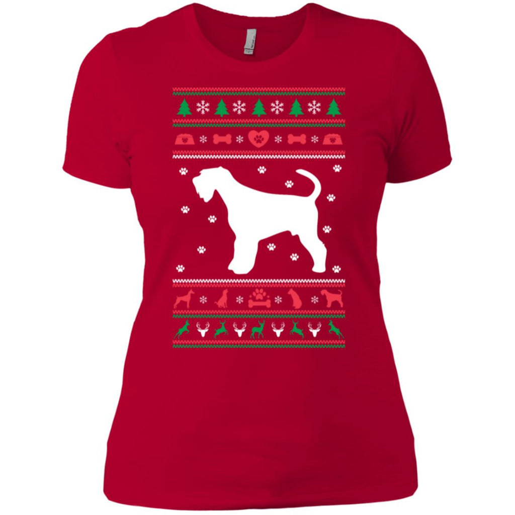 Christmas Airedale Dog Women T-Shirt