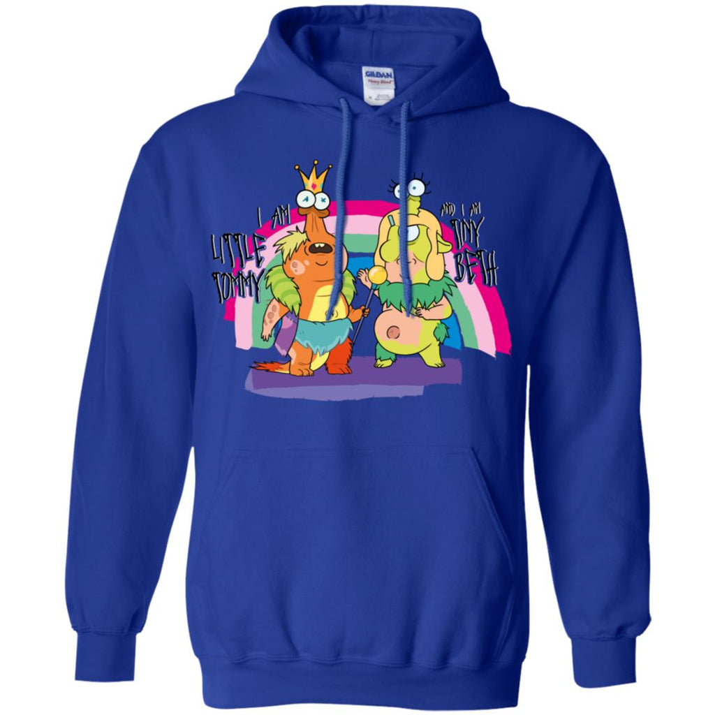 Rick And Morty Little Tommy And Tiny Beth Men Pullover Hoodie