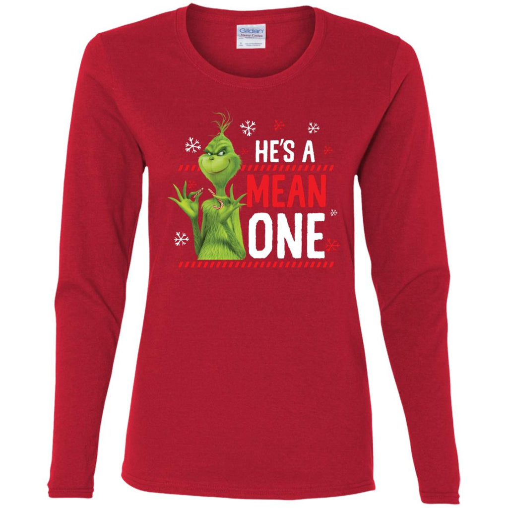 Dr. Seuss The Grinch Me Being Jolly Women Long Sleeve Shirt