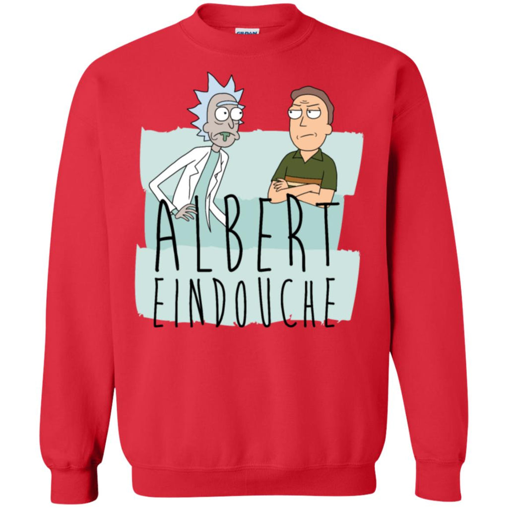 Rick And Morty Albert Eindouche Parody Unisex Crewneck Pullover Sweatshirt