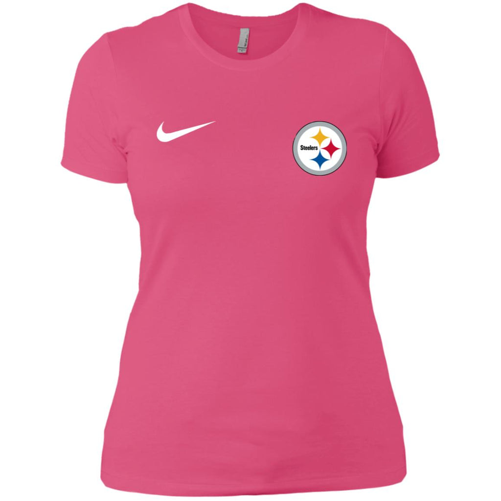 Nike Pittsburgh Steelers Logo Nfl Football Women T-Shirt