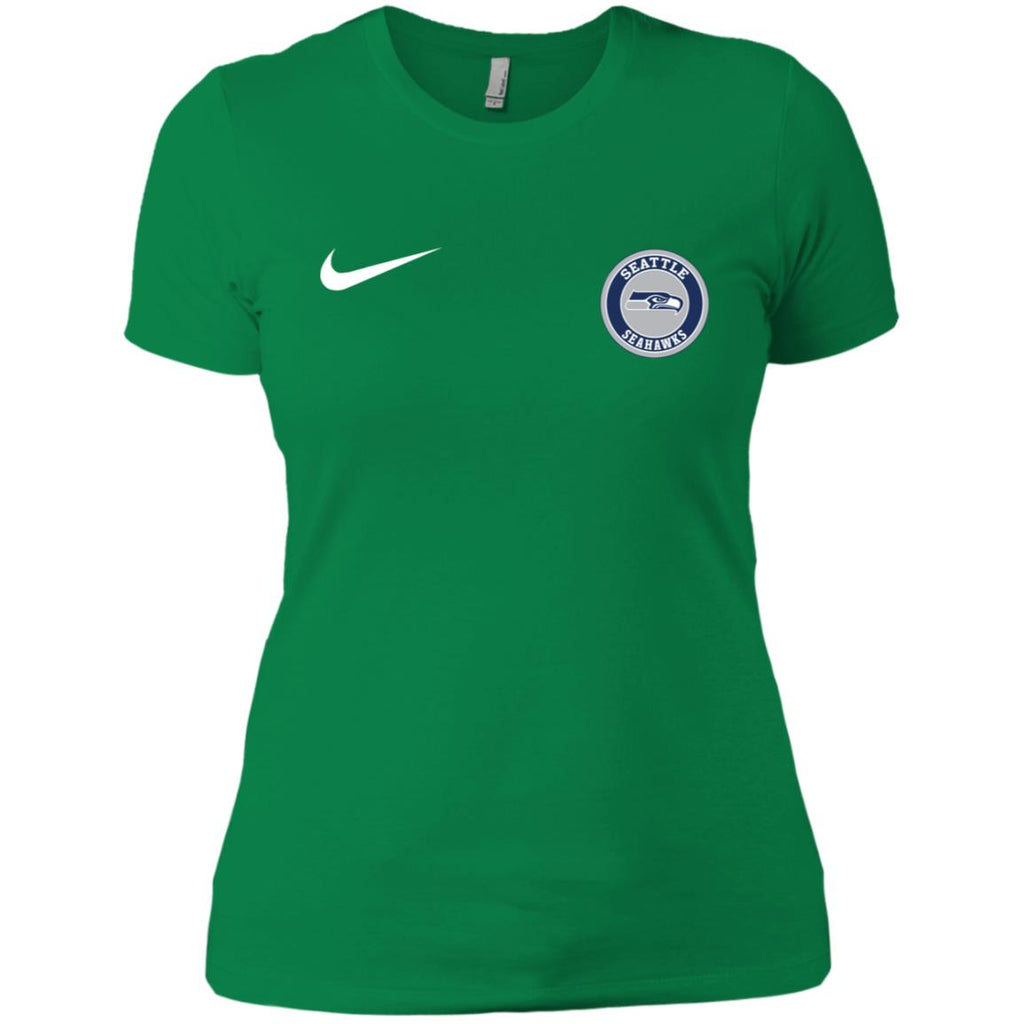 Nike Seatle Seahawk Nfl Football Women T-Shirt