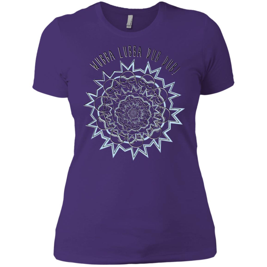 Rick And Morty Wubba Lubba Dub Dub Slogan Women T-Shirt